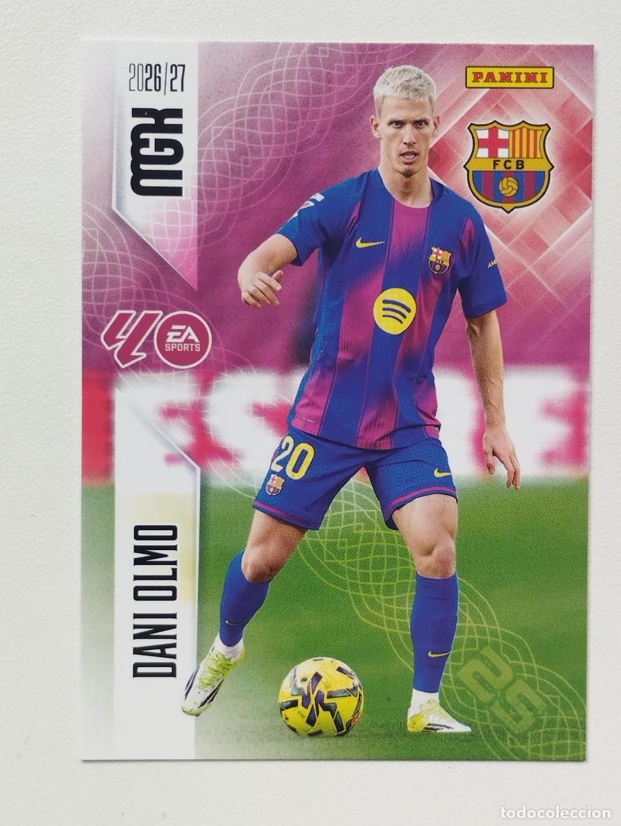 Fu&szlig;ball-Sticker: CROMO CARD 2026 2027 MEGACRACKS 27 26 MGK PANINI DANI OLMO 87 BARCELONA
