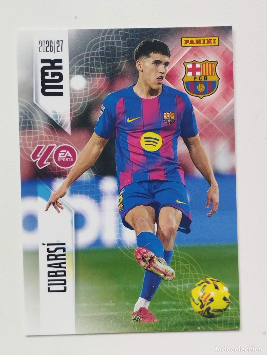 Fu&szlig;ball-Sticker: CROMO CARD 2026 2027 MEGACRACKS 27 26 MGK PANINI PAU CUBARSI 78 BARCELONA