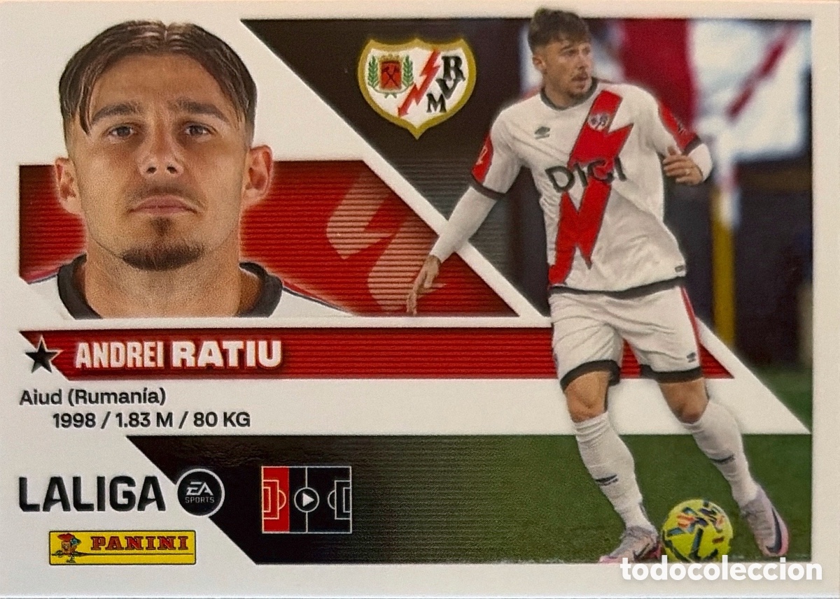Fu&szlig;ball-Sticker: 5.- Ratiu (RAYO VALLECANO) - COLECCIONES ESTE 2026/27 (PANINI)