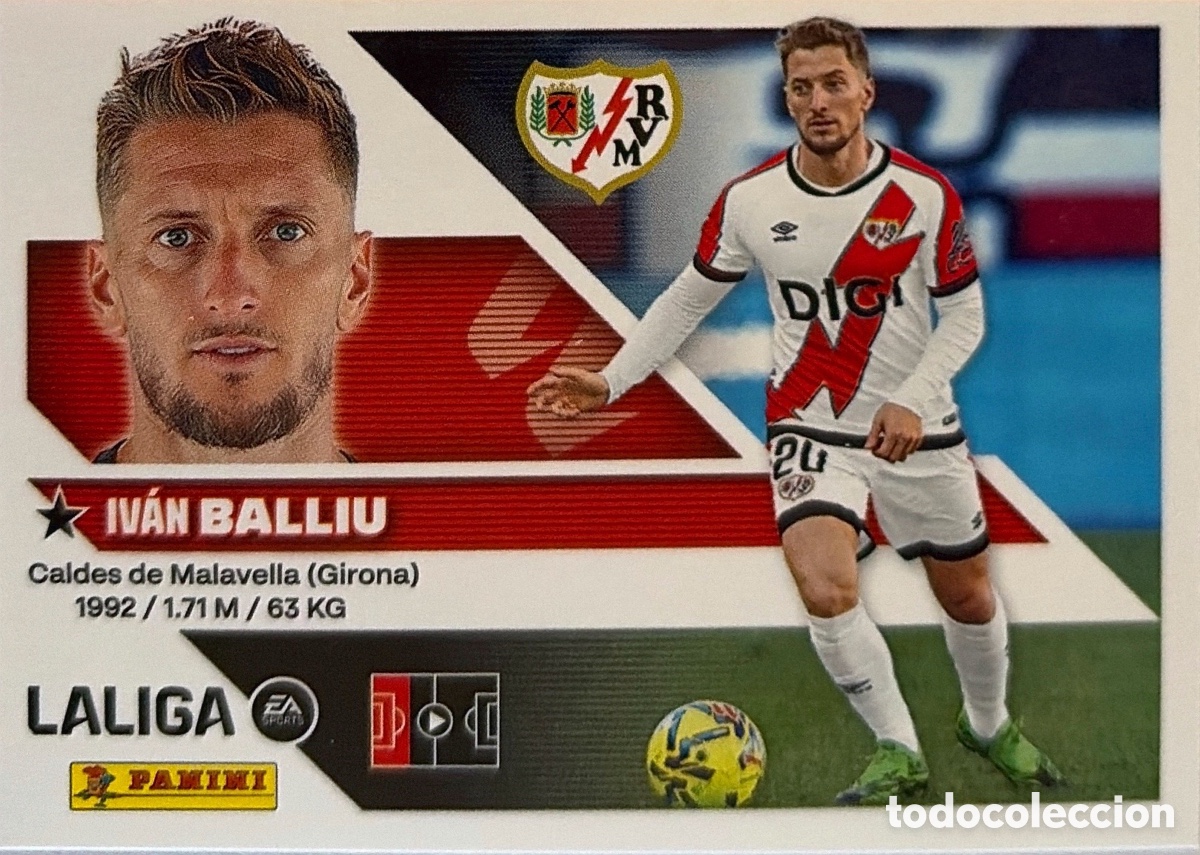 Cromos de f&uacute;tbol: 6.- Balliu (RAYO VALLECANO) - COLECCIONES ESTE 2026/27 (PANINI)