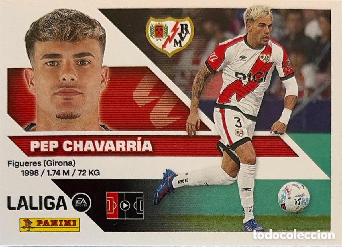 Cromos de f&uacute;tbol: 10.- Pep Chavarr&iacute;a (RAYO VALLECANO) - COLECCIONES ESTE 2026/27 (PANINI)