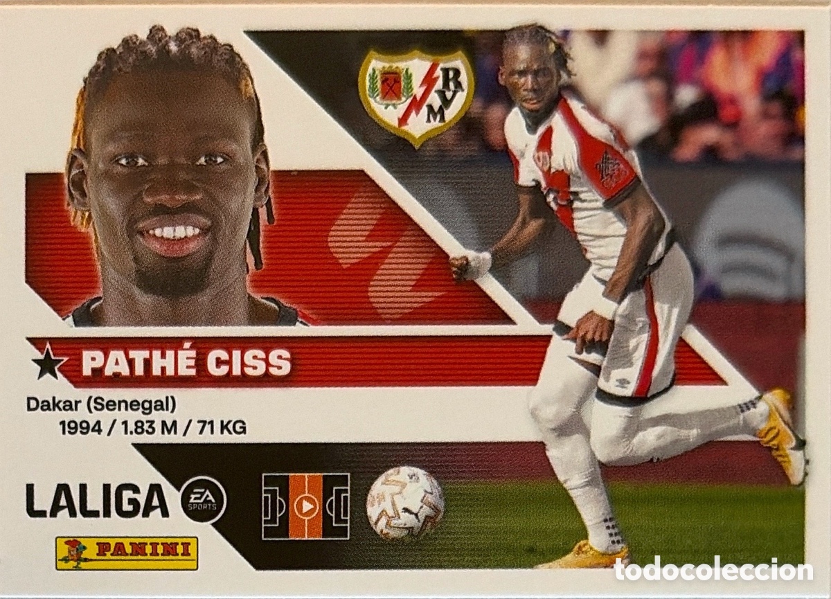 Cromos de f&uacute;tbol: 12.- Path&eacute; Ciss (RAYO VALLECANO) - COLECCIONES ESTE 2026/27 (PANINI)
