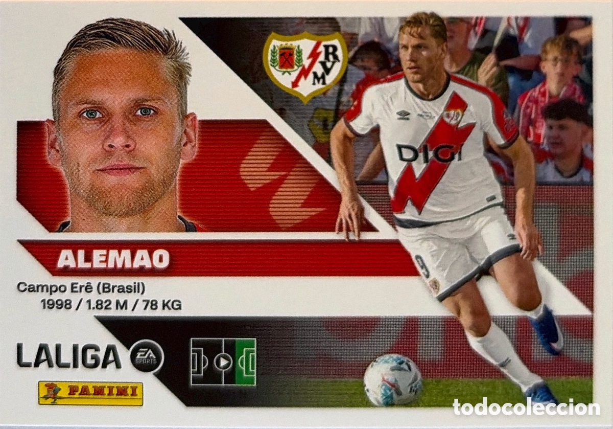 Cromos de f&uacute;tbol: 20.- Alemao (RAYO VALLECANO) - COLECCIONES ESTE 2026/27 (PANINI)