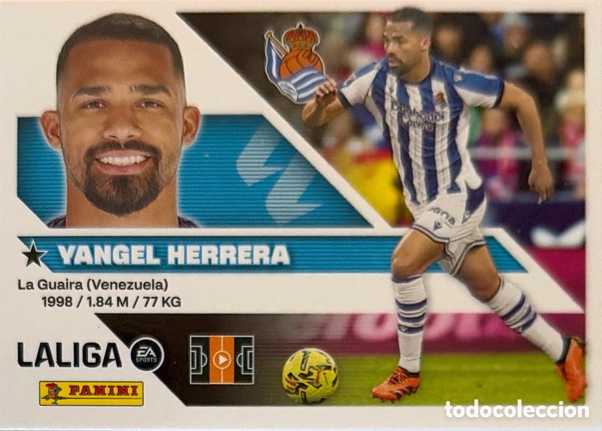 Football Stickers: 13A.- Yangel Herrera (R. SOCIEDAD) - COLECCIONES ESTE 2026/27 (PANINI)
