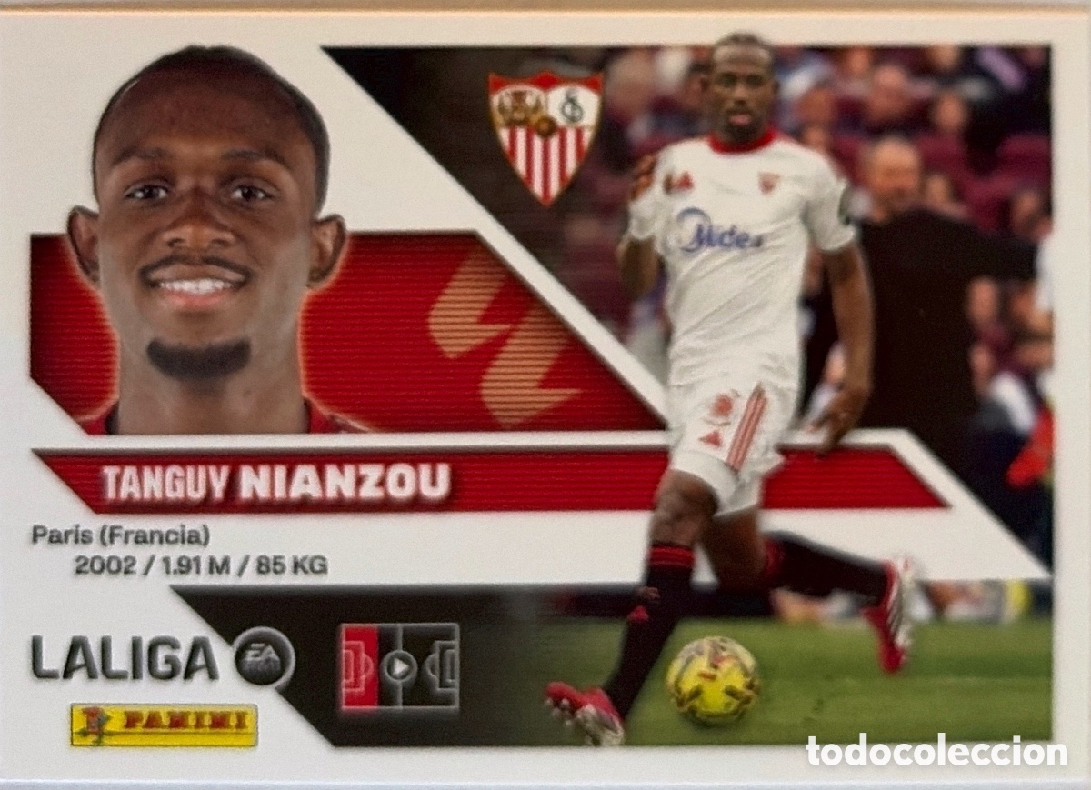 Football Stickers: 8.- Nianzou (SEVILLA) - COLECCIONES ESTE 2026/27 (PANINI)
