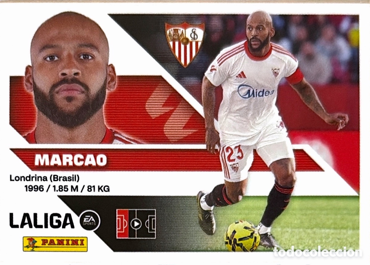 Football Stickers: 9B.- Marcao (SEVILLA) - COLECCIONES ESTE 2026/27 (PANINI)