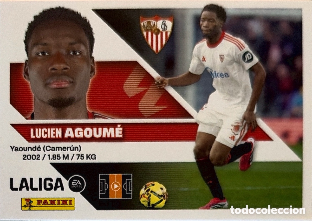 Football Stickers: 12.- Agoum&eacute; (SEVILLA) - COLECCIONES ESTE 2026/27 (PANINI)