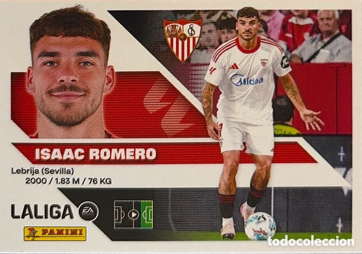 Football Stickers: 20.- Isaac Romero (SEVILLA) - COLECCIONES ESTE 2026/27 (PANINI)