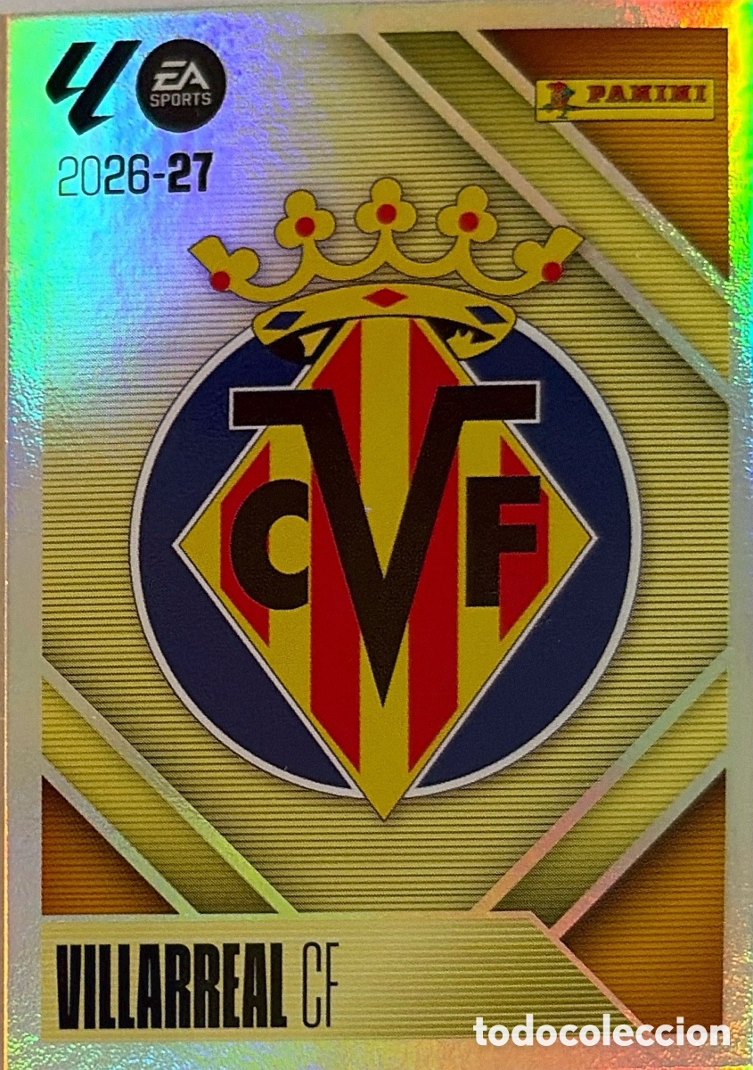 Football Stickers: 1.- Escudo (VILLARREAL) - COLECCIONES ESTE 2026/27 (PANINI)