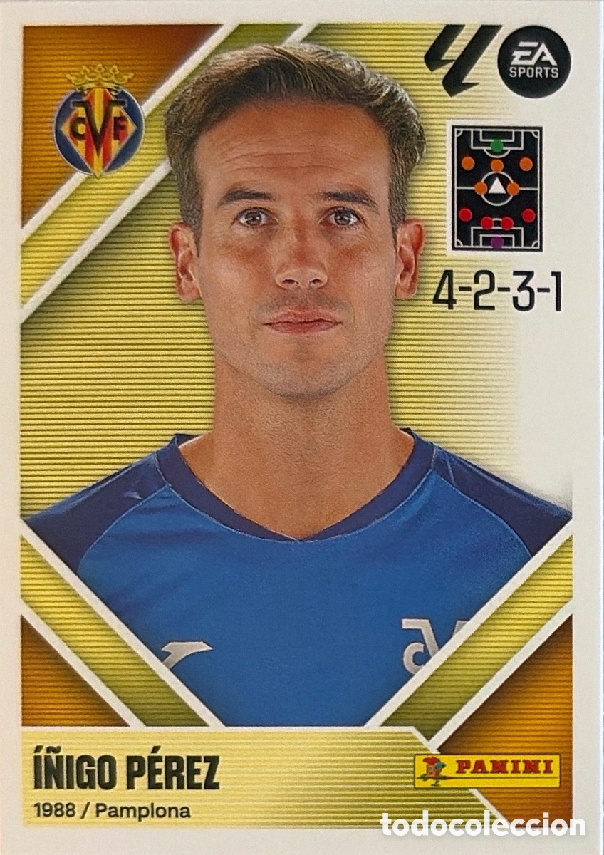 Figurine di Calcio: 2.- &Iacute;&ntilde;igo P&eacute;rez (VILLARREAL) - COLECCIONES ESTE 2026/27 (PANINI)