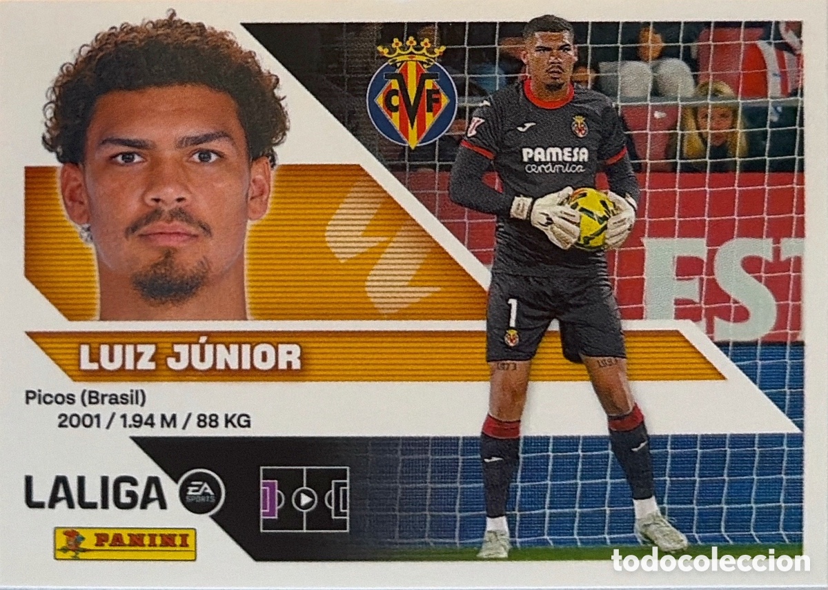 Figurine di Calcio: 3.- Luiz J&uacute;nior (VILLARREAL) - COLECCIONES ESTE 2026/27 (PANINI)