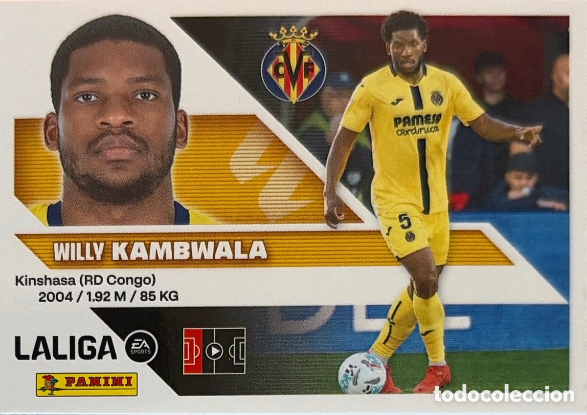 Cromos de Futebol: 8A.- Kambwala (VILLARREAL) - COLECCIONES ESTE 2026/27 (PANINI)