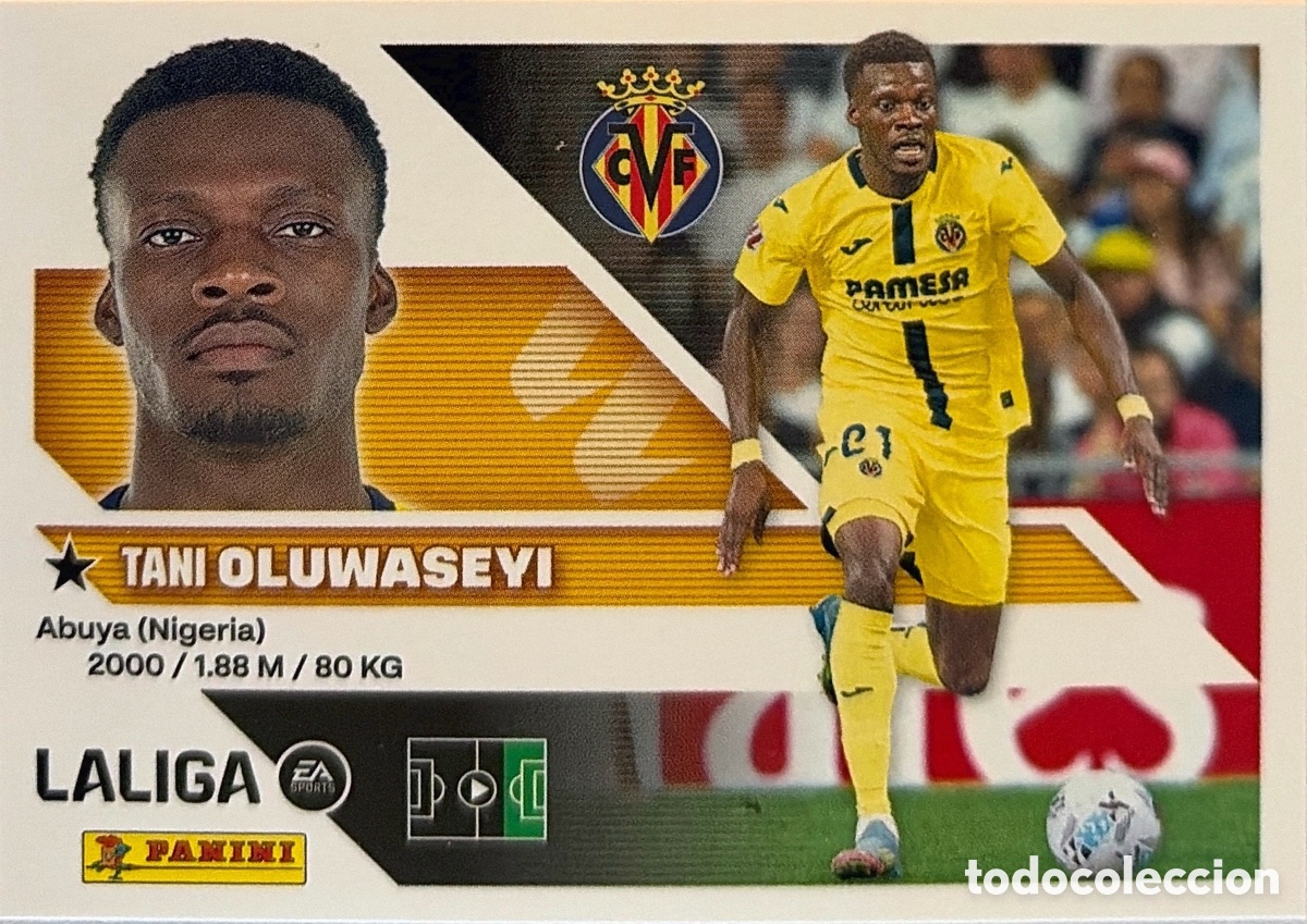Cromos de f&uacute;tbol: 16.- Oluwaseyi (VILLARREAL) - COLECCIONES ESTE 2026/27 (PANINI)