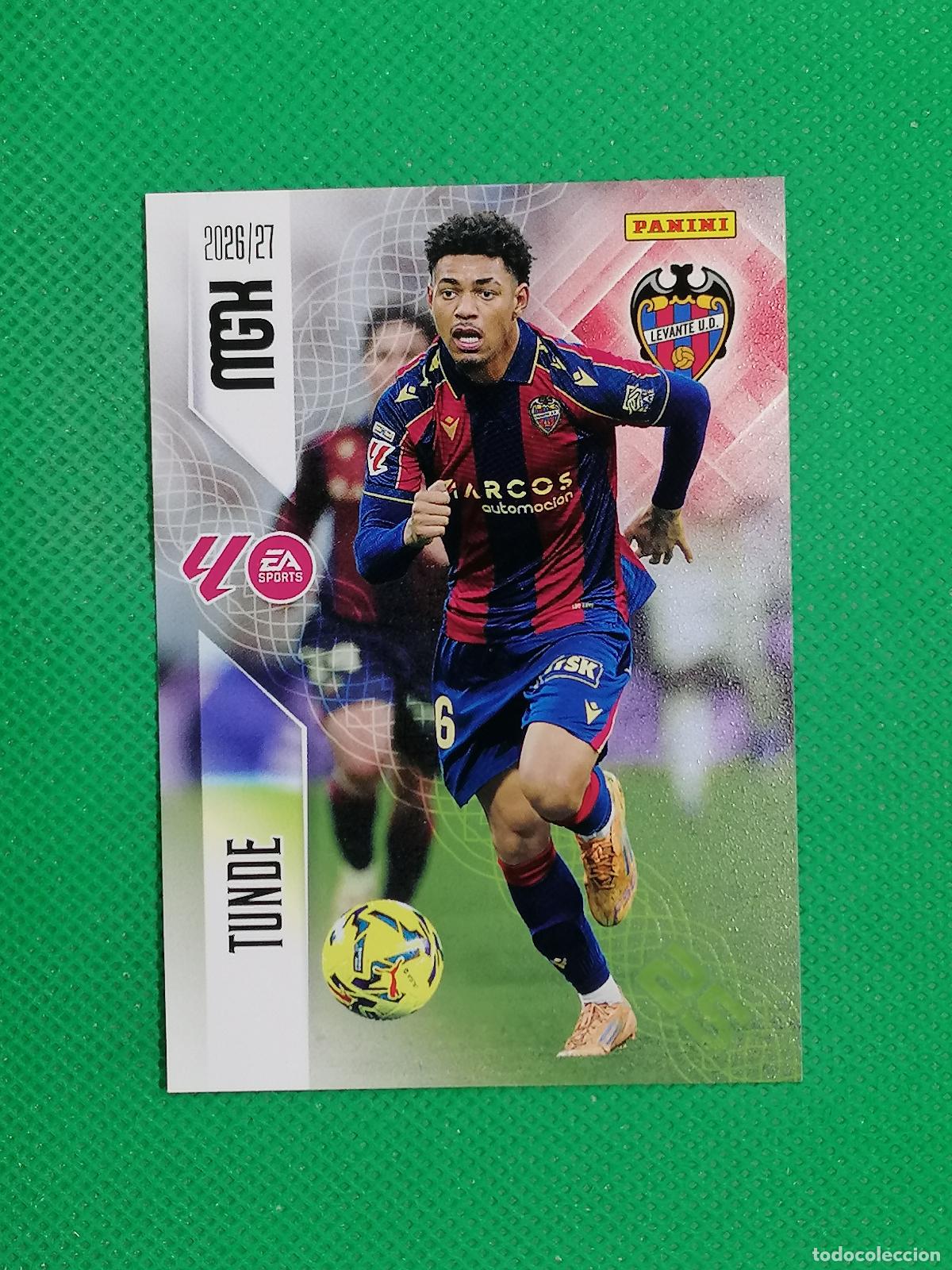 Cromos de f&uacute;tbol: 212 TUNDE LEVANTE ⚽ MEGACRACKS LIGA 2026 2027 26 27 ⚽