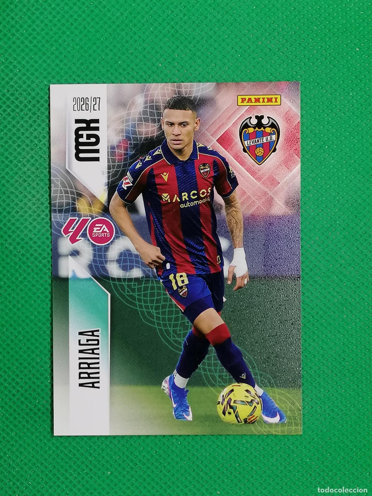 Cromos de f&uacute;tbol: 208 ARRIAGA LEVANTE ⚽ MEGACRACKS LIGA 2026 2027 26 27 ⚽