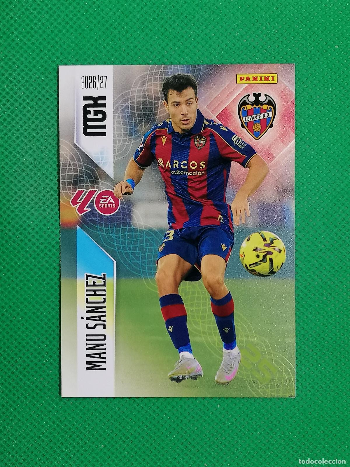 Cromos de f&uacute;tbol: 206 MANU SANCHEZ LEVANTE ⚽ MEGACRACKS LIGA 2026 2027 26 27 ⚽