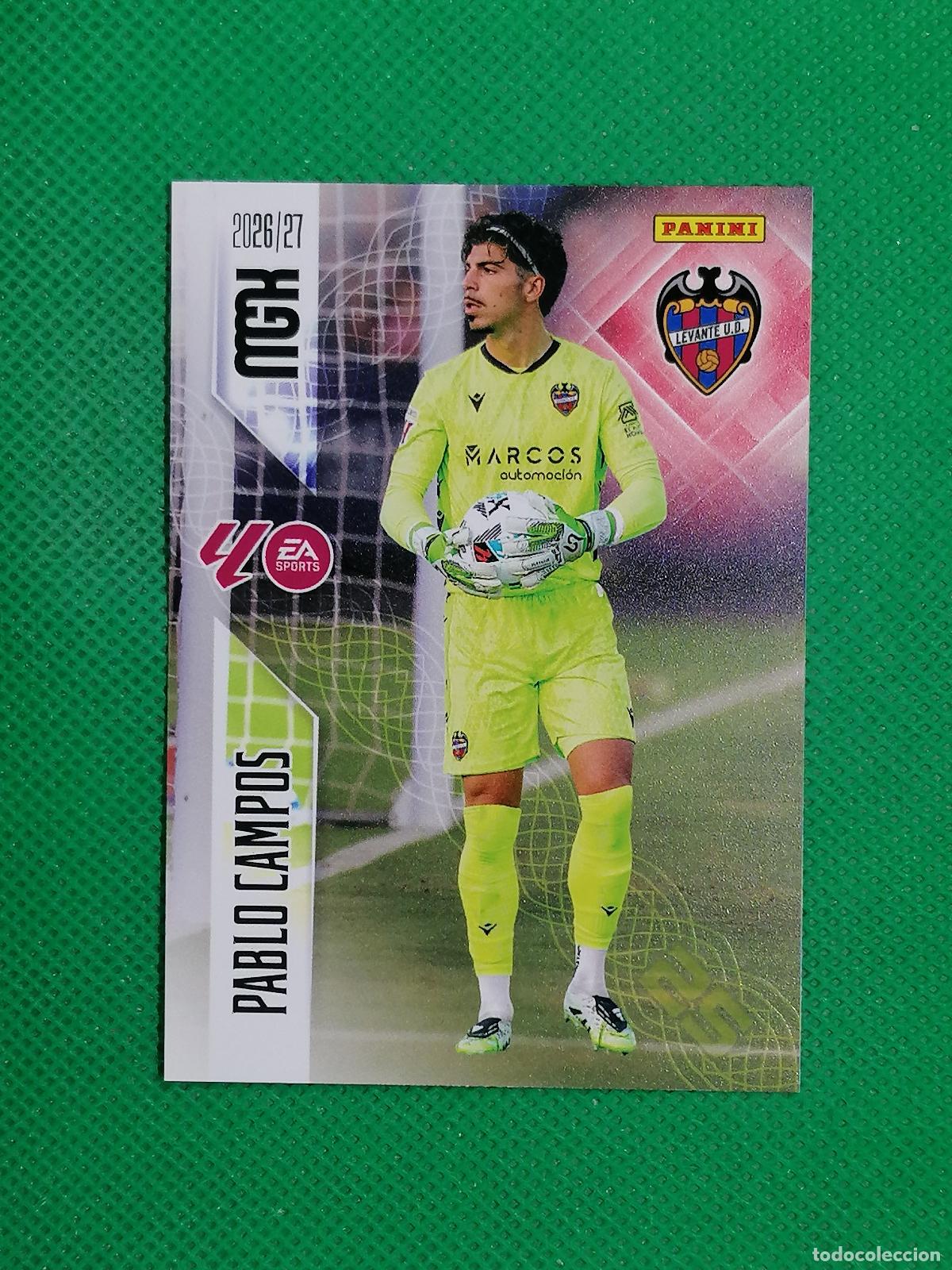 Fu&szlig;ball-Sticker: 201 PABLO CAMPOS LEVANTE ⚽ MEGACRACKS LIGA 2026 2027 26 27 ⚽
