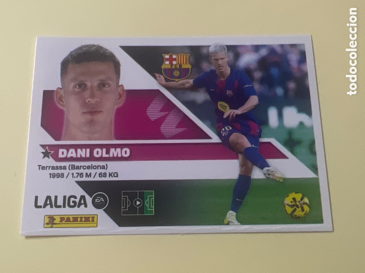 Cromos de f&uacute;tbol: C5456. LIGA ESTE 2026 2027 26 27 NUEVO - FC BARCELONA N&ordm; 17 DANI OLMO