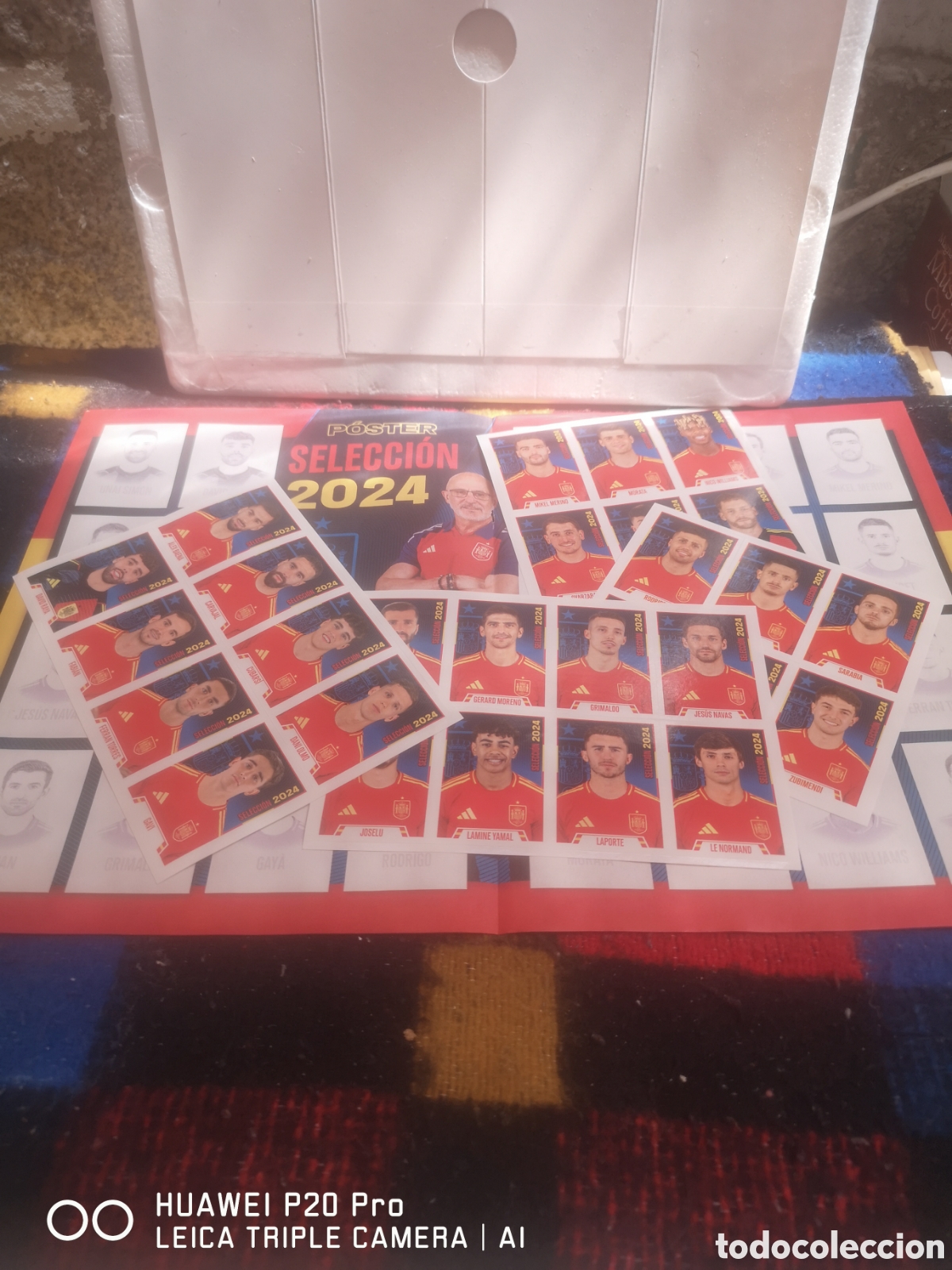Football Stickers: PLANTILLA COMPLETA POSTERS SELECCION ESPA&Ntilde;A CAMPEONA EURO ALEMANIA 2024 - LAMINE YAMAL