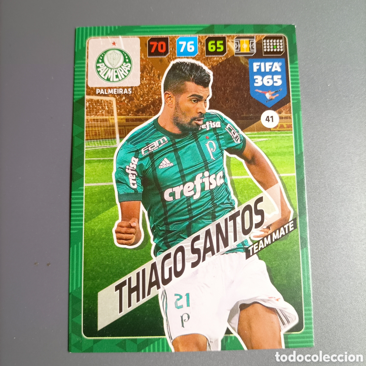 Cromos de f&uacute;tbol: PANINI FIFA 365, 2020 - (PALMEIRAS) №41 THIAGO SANTOS