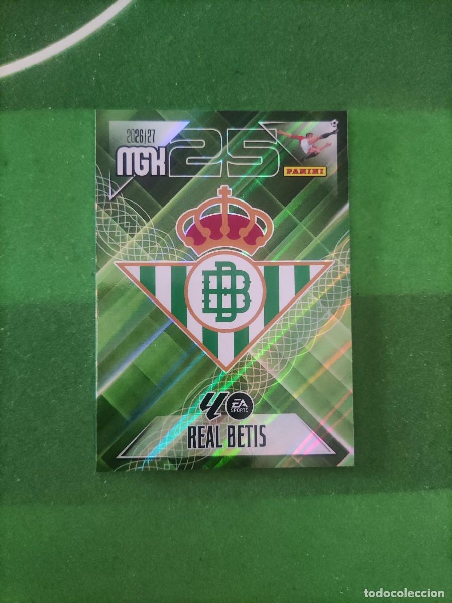 Cromos de f&uacute;tbol: 91 Escudo Betis Megacracks 2026/27 26/27