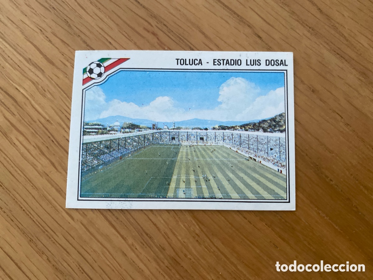 Cartes &agrave; collectionner de Football: Cromo panini mundial Mexico 86 n&uacute;mero 35 Estadio Luis Dosal - Sticker album world cup Mexico 1986