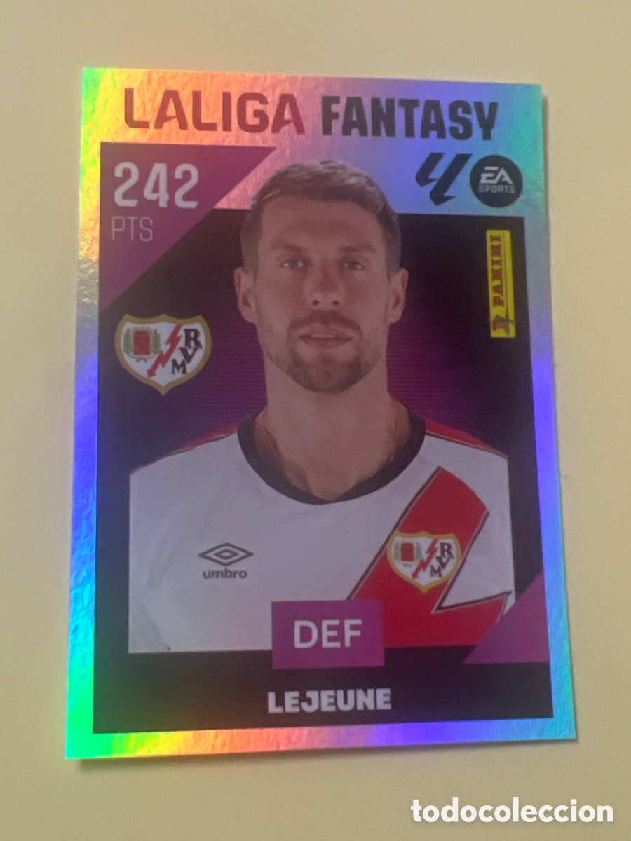 Cartes &agrave; collectionner de Football: C5475. LEJEUNE RAYO VALLECANO LA LIGA FANTASY LIGA ESTE ESTE EDICIONES ESTE 2026 2027 26 27