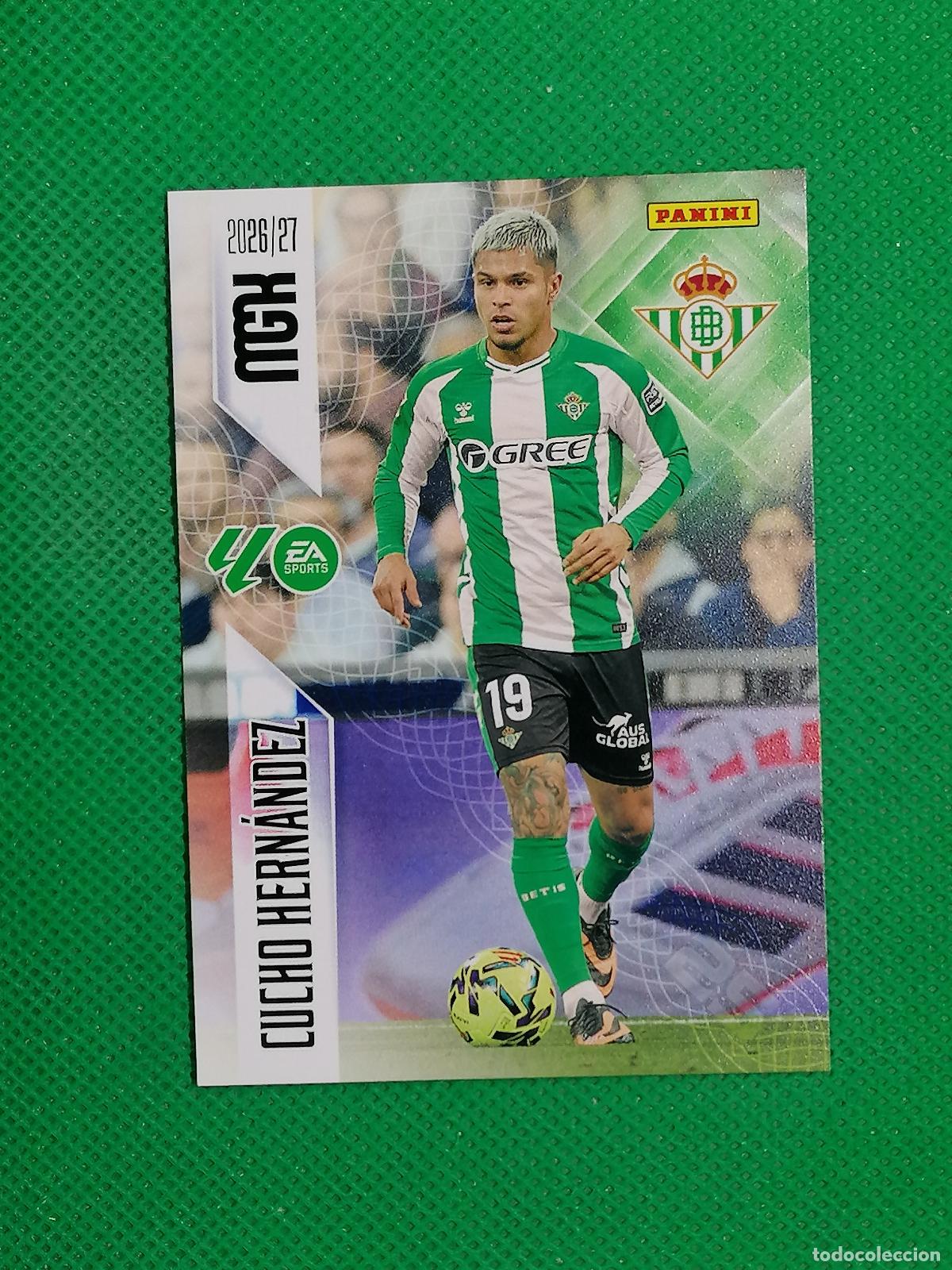 Cromos de f&uacute;tbol: 107 CUCHO HERNANDEZ BETIS ⚽ MEGACRACKS LIGA 2026 2027 26 27 ⚽