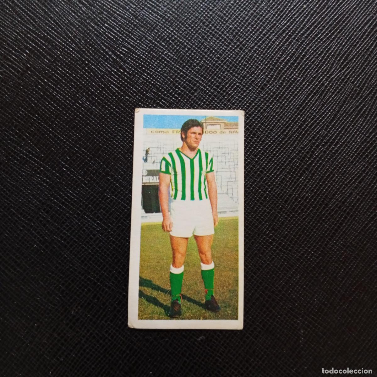 Cromos de f&uacute;tbol: BENITEZ REAL BETIS ESTE 1975 1976 CROMO FUTBOL LIGA 75 76 - DESPEGADO - A197 PG442