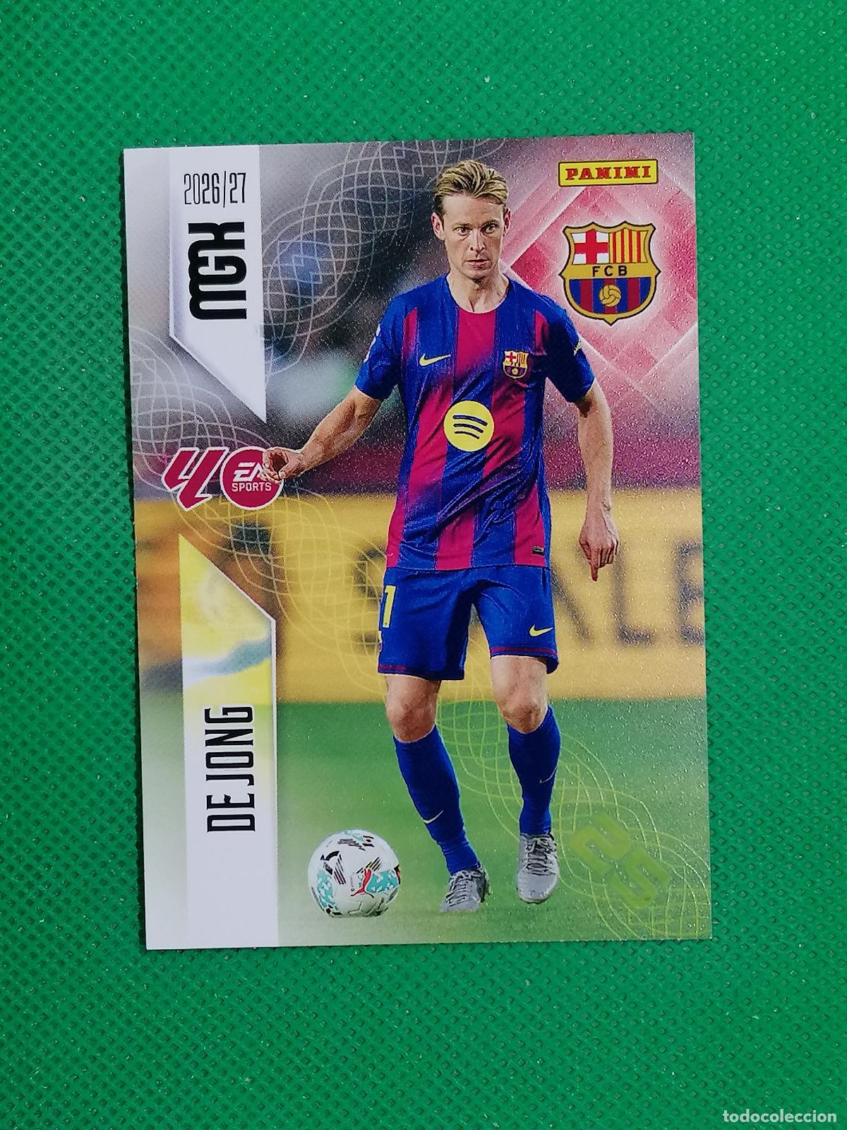 Cromos de f&uacute;tbol: 82 DE JONG BARCELONA ⚽ MEGACRACKS LIGA 2026 2027 26 27 ⚽