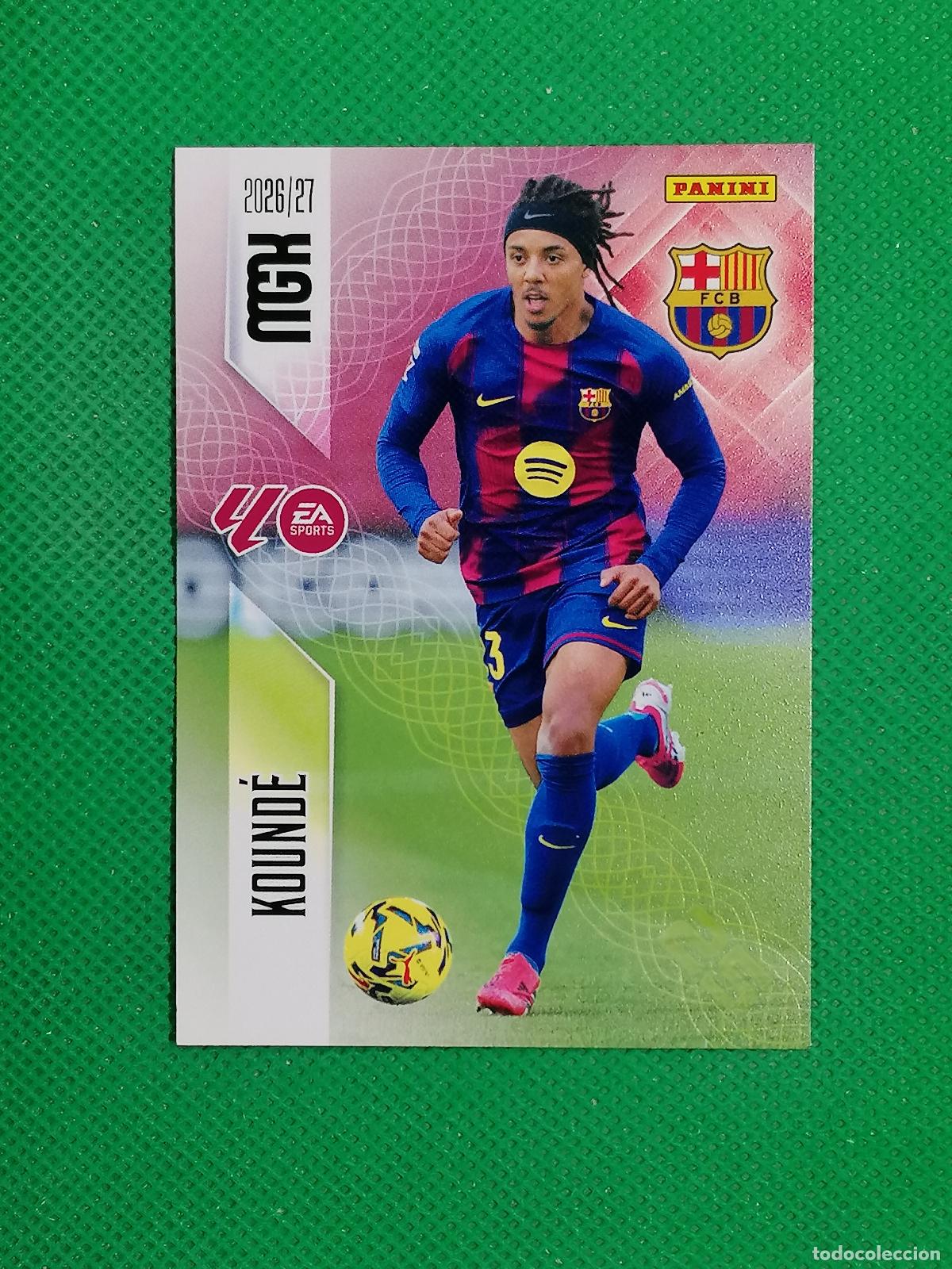 Cromos de f&uacute;tbol: 76 KOUNDE BARCELONA ⚽ MEGACRACKS LIGA 2026 2027 26 27 ⚽
