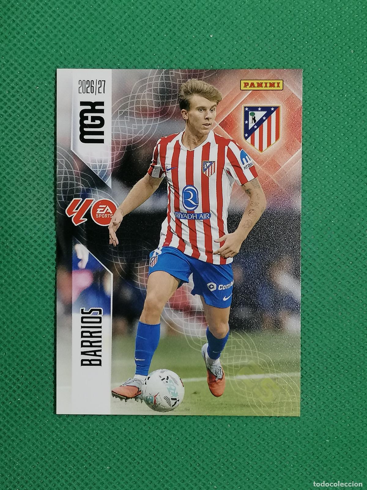 Football Stickers: 65 BARRIOS ATLETICO DE MADRID ⚽ MEGACRACKS LIGA 2026 2027 26 27 ⚽