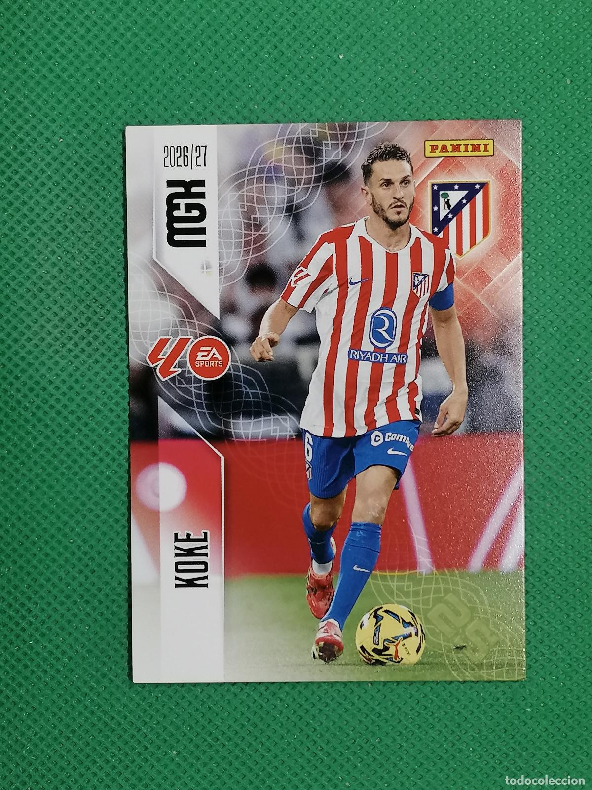 Football Stickers: 64 KOKE ATLETICO DE MADRID ⚽ MEGACRACKS LIGA 2026 2027 26 27 ⚽