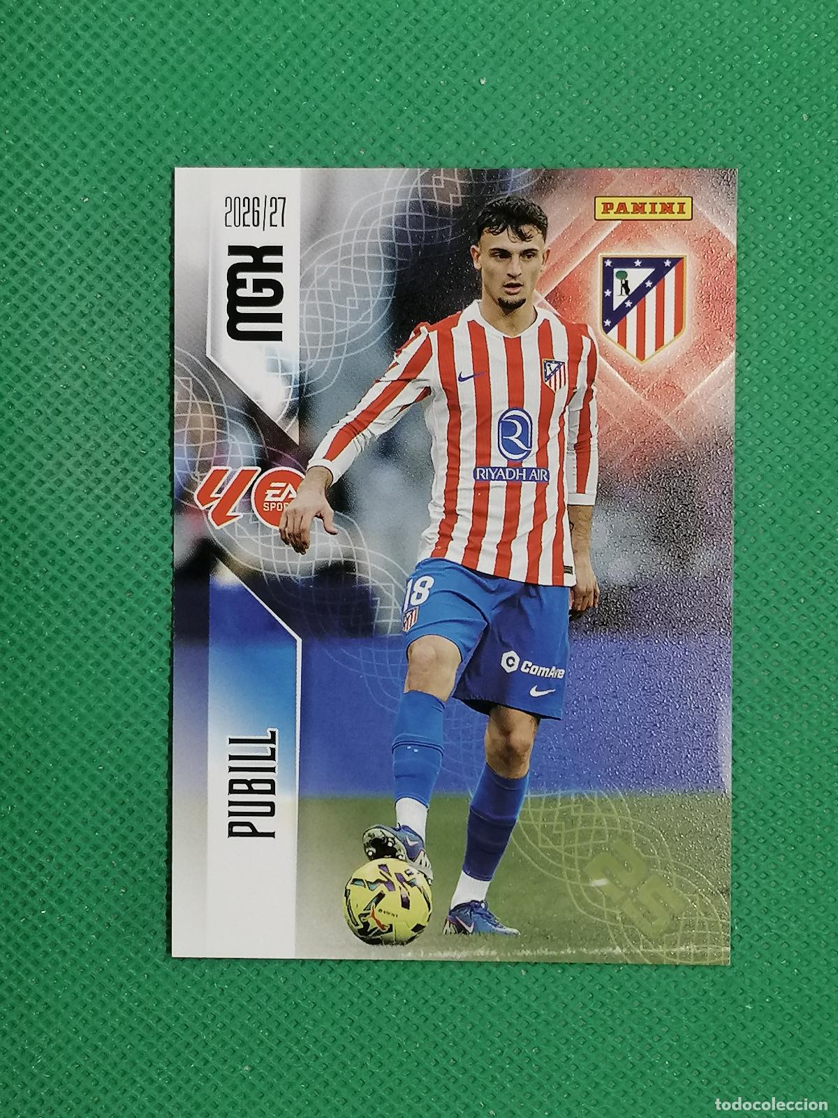 Cromos de f&uacute;tbol: 60 PUBILL ATLETICO DE MADRID ⚽ MEGACRACKS LIGA 2026 2027 26 27 ⚽