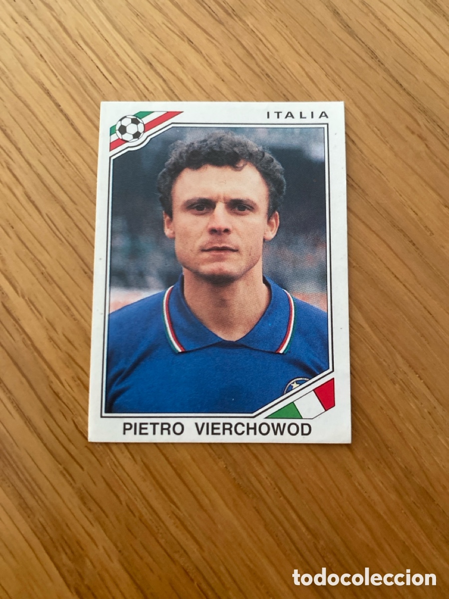 Cromos de f&uacute;tbol: Cromo panini mundial Mexico 86 n&uacute;mero 41 Vierchowod - Sticker album world cup 1986