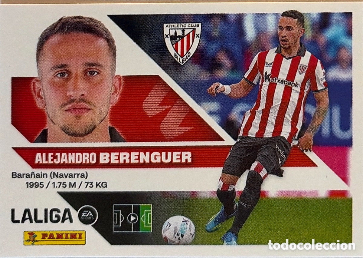 Cromos de Futebol: 16.- Berenguer (ATHL. BILBAO)- COLECCIONES ESTE 2026/27 (PANINI)