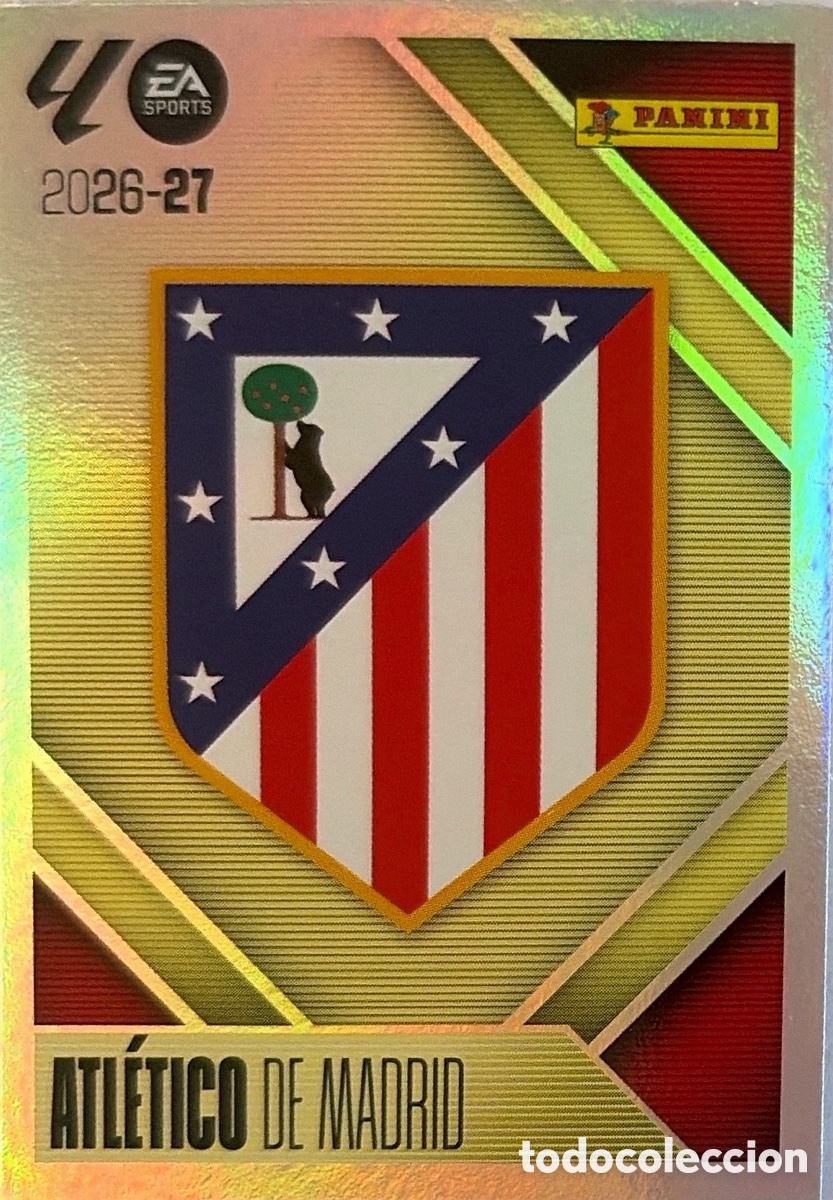 Cromos de Futebol: 1.- Escudo (AT. MADRID)- COLECCIONES ESTE 2026/27 (PANINI)