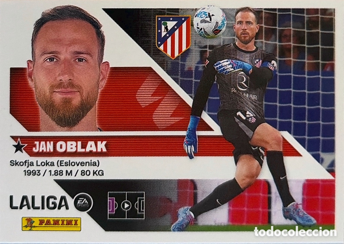 Cromos de Futebol: 3.- Oblak (AT. MADRID)- COLECCIONES ESTE 2026/27 (PANINI)
