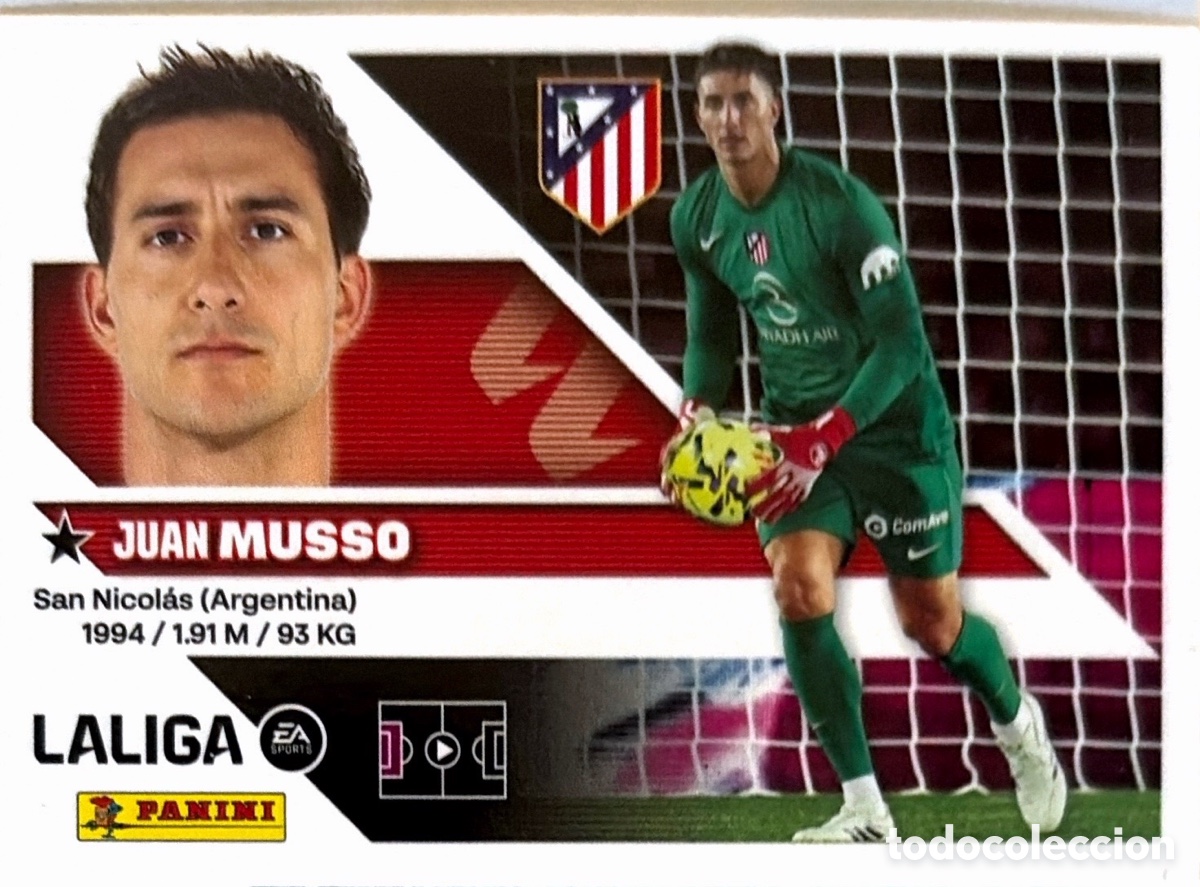 Cromos de Futebol: 4.- Musso (AT. MADRID)- COLECCIONES ESTE 2026/27 (PANINI)