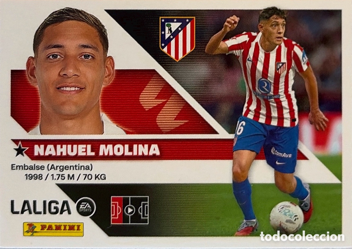 Cromos de Futebol: 6.- Nahuel Molina (AT. MADRID)- COLECCIONES ESTE 2026/27 (PANINI)