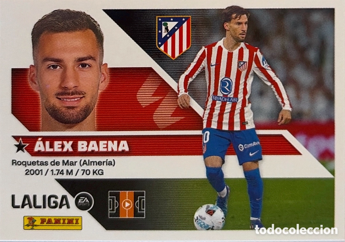 Cromos de Futebol: 15.- &Aacute;lex Baena (AT. MADRID)- COLECCIONES ESTE 2026/27 (PANINI)