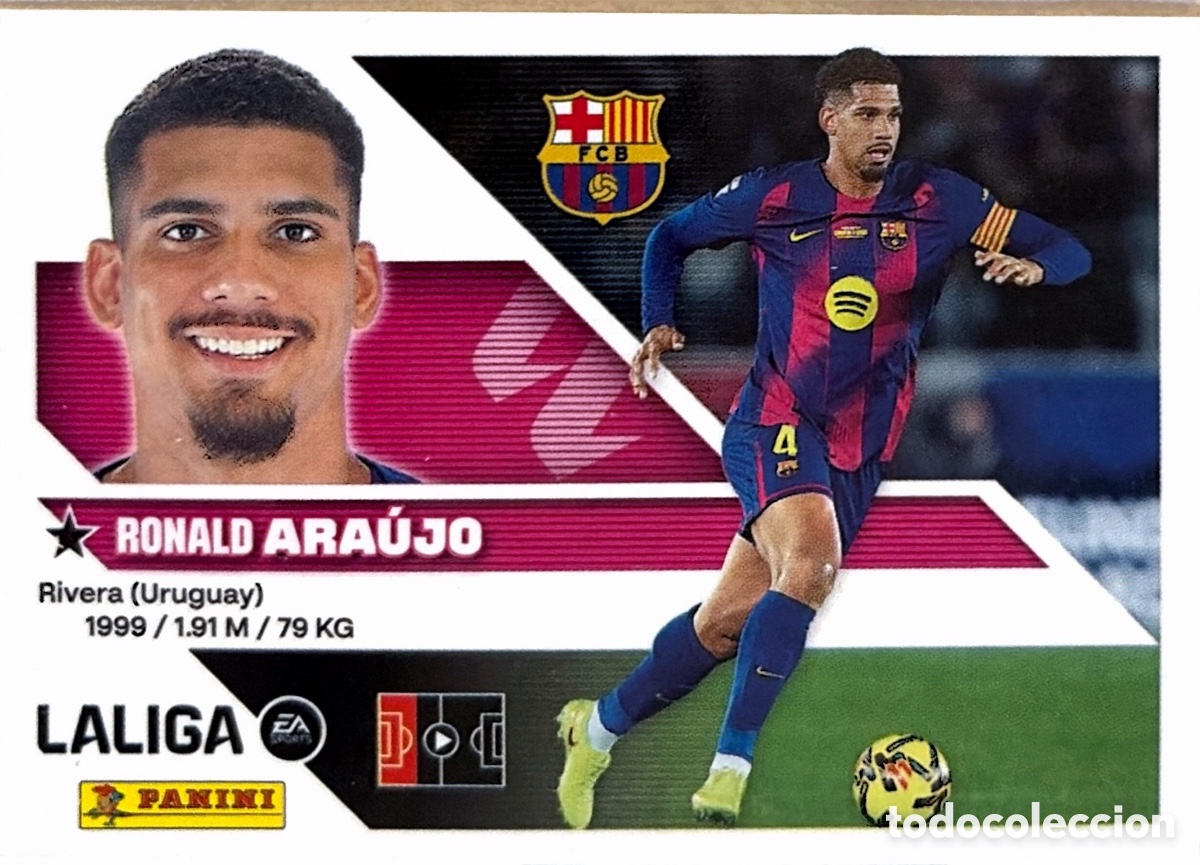Cromos de Futebol: 6A.- Araujo (BARCELONA)- COLECCIONES ESTE 2026/27 (PANINI)