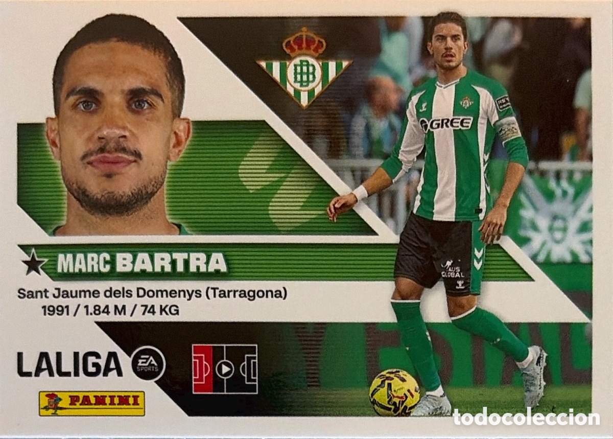 Cromos de Futebol: 7.- Bartra (R. BETIS) - COLECCIONES ESTE 2026/27 (PANINI)