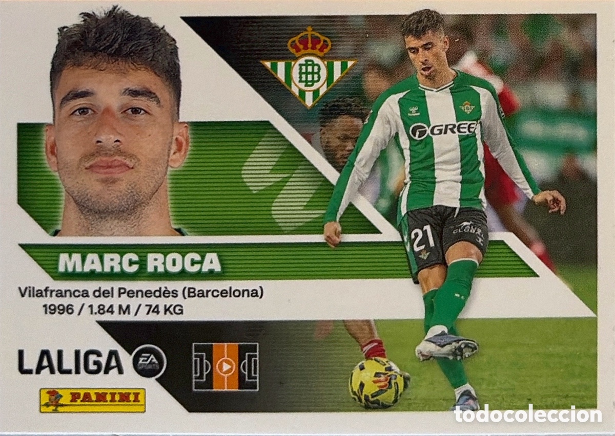 Cromos de Futebol: 10.- Marc Roca (R. BETIS) - COLECCIONES ESTE 2026/27 (PANINI)
