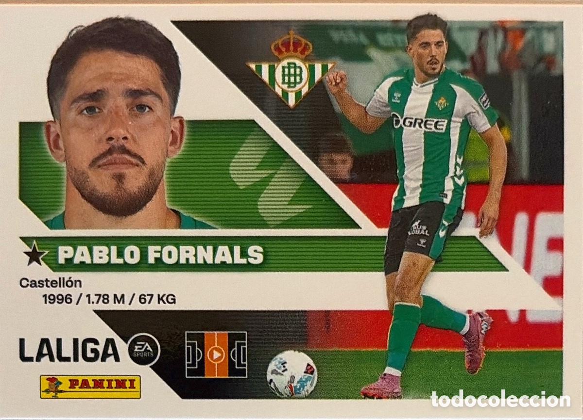 Cromos de Futebol: 15.- Pablo Fornals (R. BETIS) - COLECCIONES ESTE 2026/27 (PANINI)