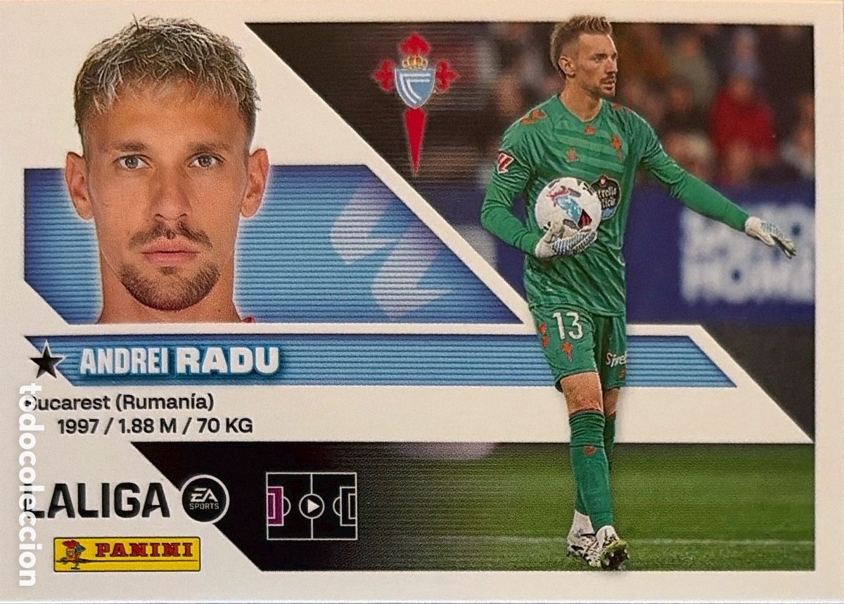 Cromos de Futebol: 3.- Radu (R. CELTA) - COLECCIONES ESTE 2026/27 (PANINI)