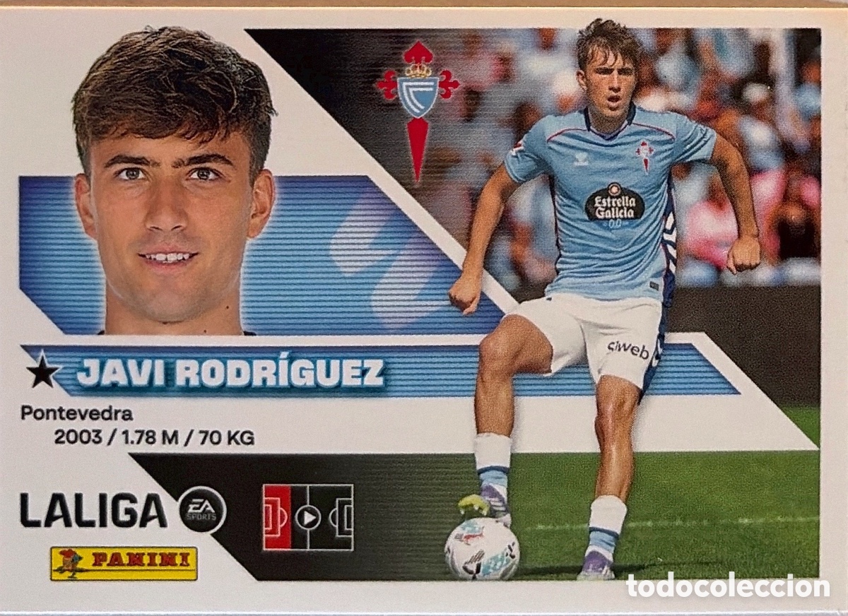 Cromos de Futebol: 7.- Javi Rodr&iacute;guez (R. CELTA) - COLECCIONES ESTE 2026/27 (PANINI)