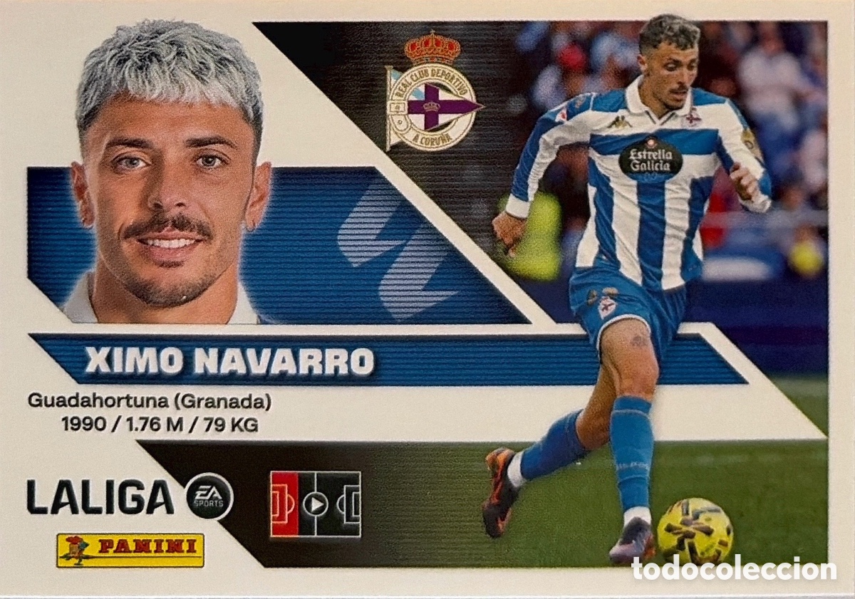 Cromos de f&uacute;tbol: 9A.- Ximo Navarro (DEPORTIVO CORU&Ntilde;A) - COLECCIONES ESTE 2026/27 (PANINI)