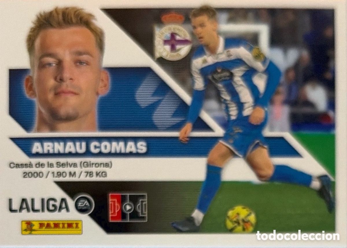 Cromos de f&uacute;tbol: 9B.- Arnau Comas (DEPORTIVO CORU&Ntilde;A) - COLECCIONES ESTE 2026/27 (PANINI)