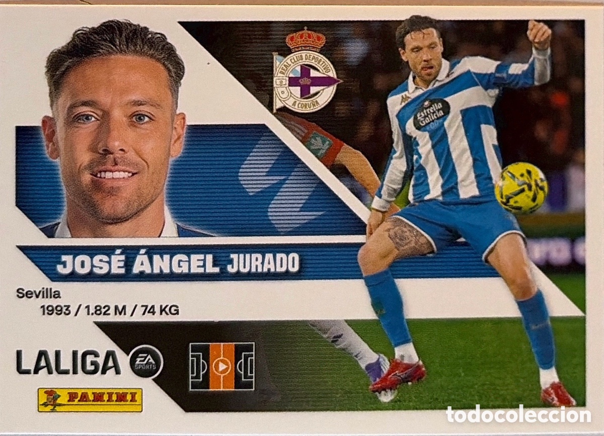 Football Stickers: 14.- Jos&eacute; &Aacute;ngel (DEPORTIVO CORU&Ntilde;A) - COLECCIONES ESTE 2026/27 (PANINI)